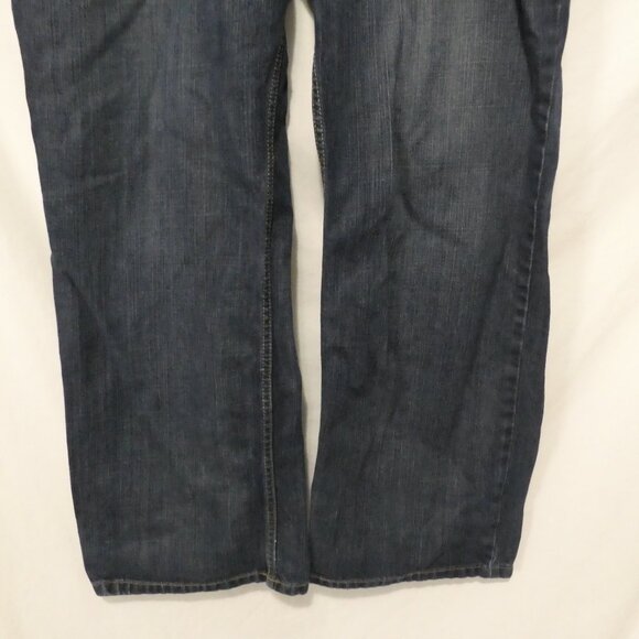 OLD NAVY - Loose | size 42 x 30 | Dark Wash Straight Leg Jeans - Picture 7 of 16